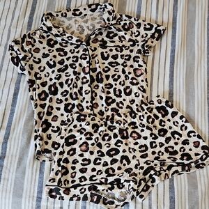Stars Above Animal Print Sleepwear Womens M